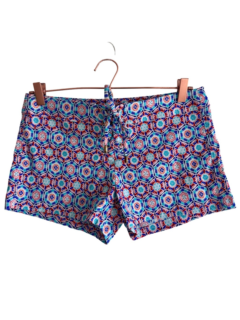 Helen Jon Nantucket 3” Lace Up Swim Board Shorts Size 4